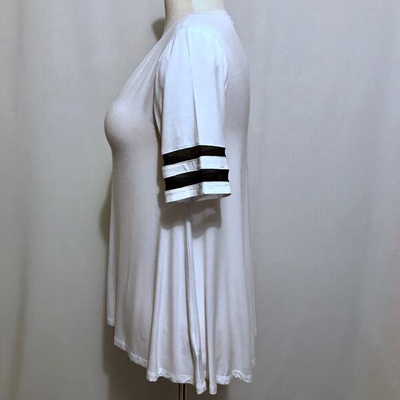 Bar III NWT Flowy White Short Sleeves Blouse Women Various - Picture 5 of 10